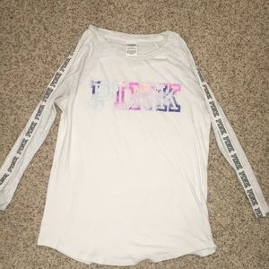 PINK quarter length tee
